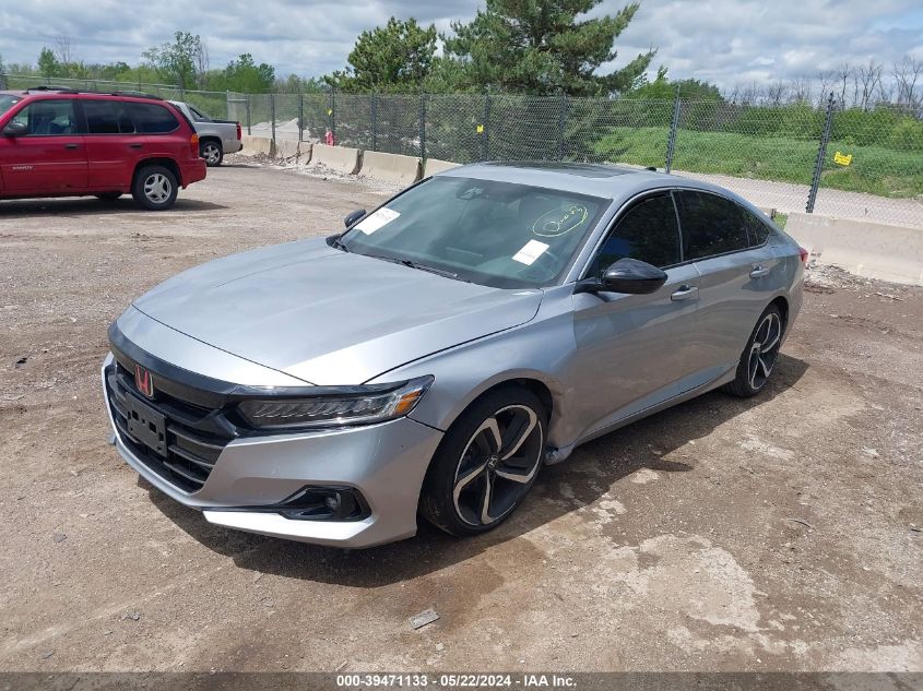 2021 Honda Accord Sport 2.0T VIN: 1HGCV2F35MA027952 Lot: 39471133