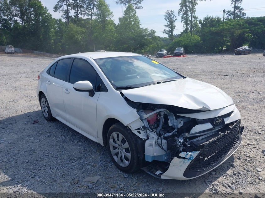 VIN JTDEPMAE1N3021531 2022 TOYOTA COROLLA LE