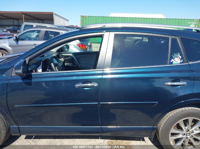 2017 Toyota Rav4 Platinum VIN: 2T3DFREV7HW691592 Lot: 39471141