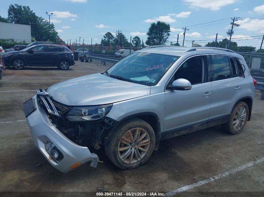 2013 Volkswagen Tiguan Se VIN: WVGBV7AX9DW516225 Lot: 39471145