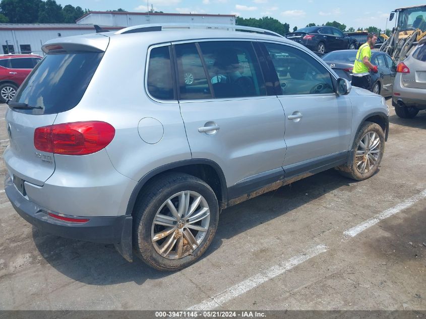 2013 Volkswagen Tiguan Se VIN: WVGBV7AX9DW516225 Lot: 39471145