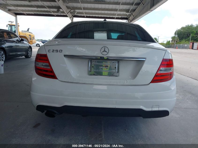 2014 Mercedes-Benz C 250 Luxury/Sport VIN: WDDGF4HB5EA938058 Lot: 39471146