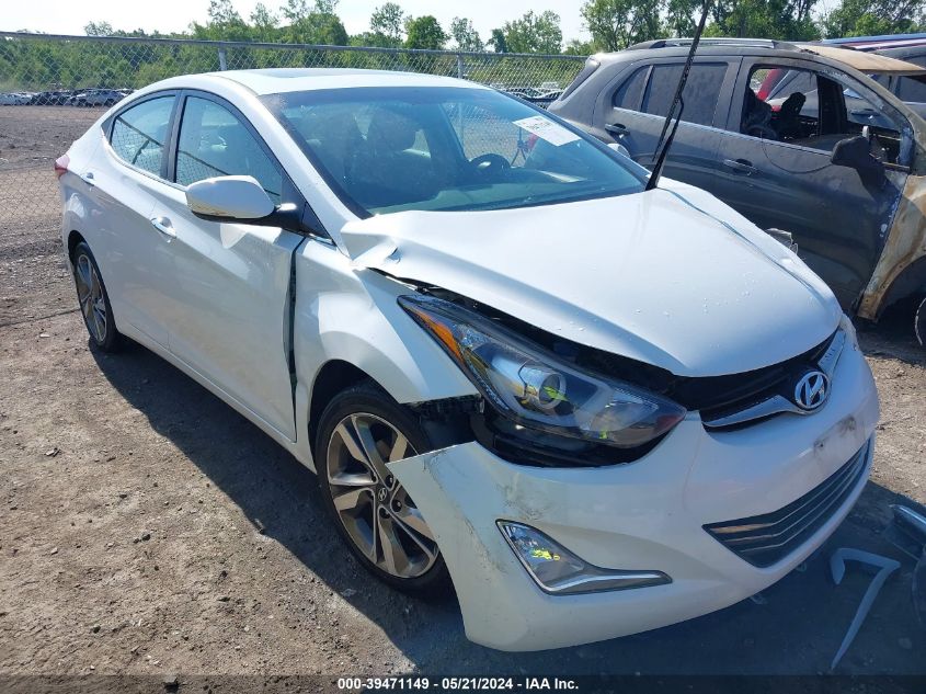 2016 HYUNDAI ELANTRA LIMITED - 5NPDH4AE7GH682058