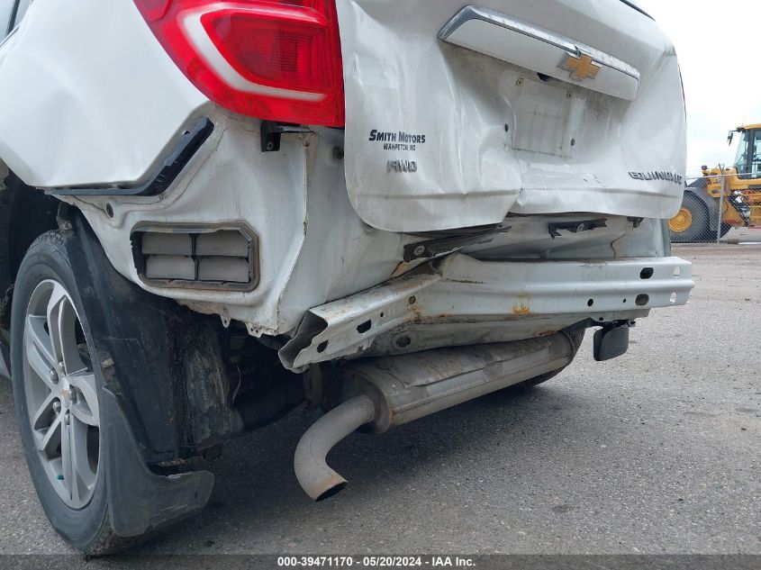 2016 Chevrolet Equinox Ltz VIN: 2GNFLGEK3G6185576 Lot: 39471170