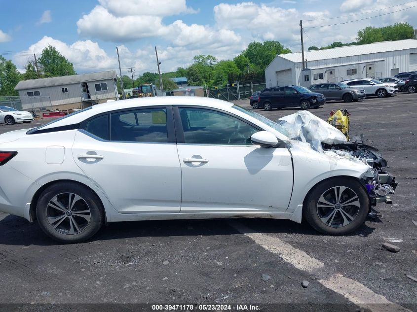 2020 Nissan Sentra Sv Xtronic Cvt VIN: 3N1AB8CV0LY276390 Lot: 39471178