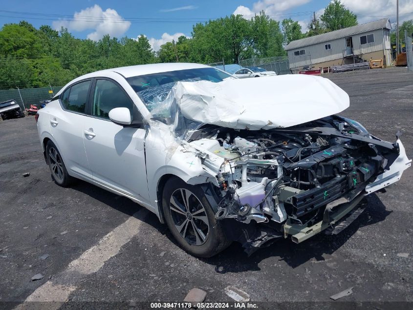 2020 Nissan Sentra Sv Xtronic Cvt VIN: 3N1AB8CV0LY276390 Lot: 39471178