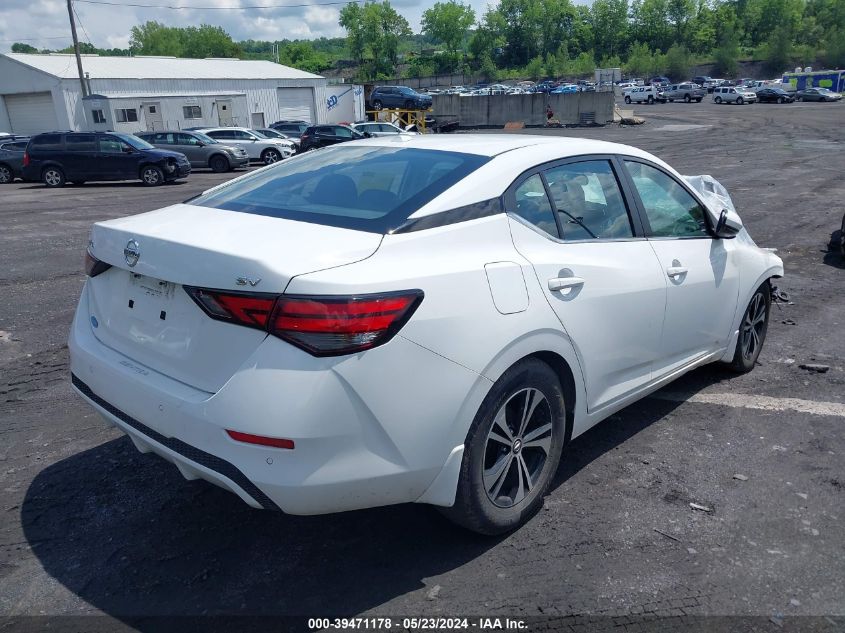 2020 Nissan Sentra Sv Xtronic Cvt VIN: 3N1AB8CV0LY276390 Lot: 39471178