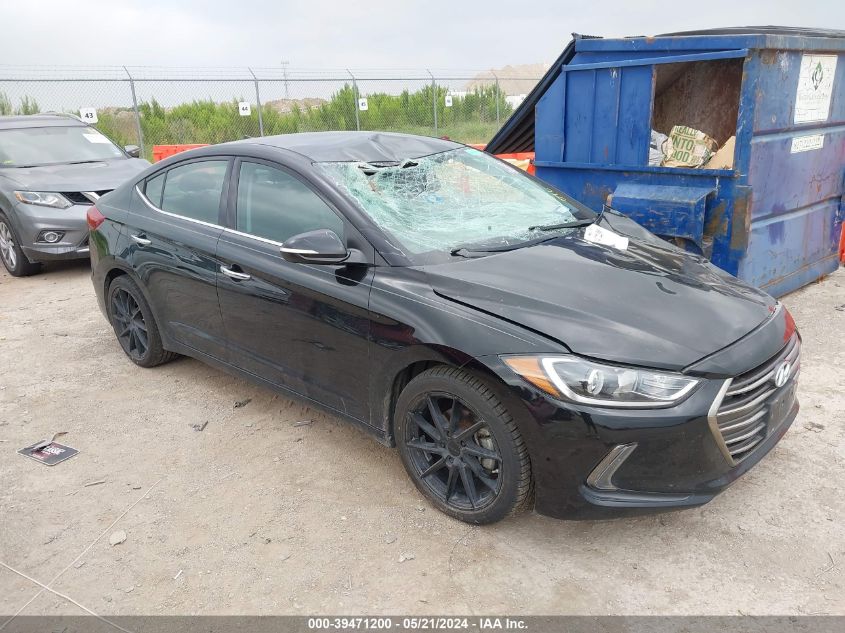 2017 Hyundai Elantra Limited VIN: 5NPD84LF7HH059076 Lot: 39471200