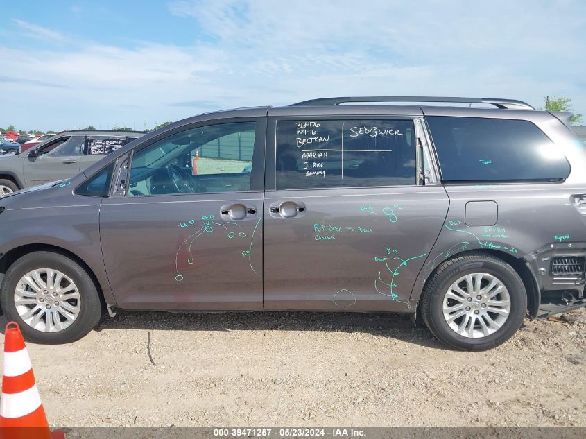 2015 Toyota Sienna Xle 8 Passenger VIN: 5TDYK3DCXFS682393 Lot: 39471257