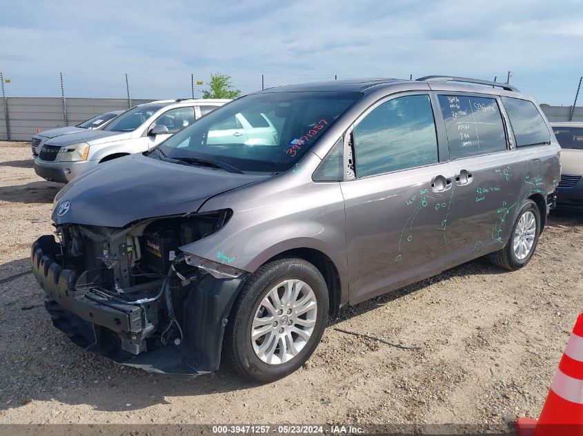 2015 Toyota Sienna Xle 8 Passenger VIN: 5TDYK3DCXFS682393 Lot: 39471257