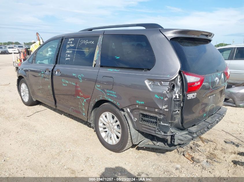 2015 Toyota Sienna Xle 8 Passenger VIN: 5TDYK3DCXFS682393 Lot: 39471257