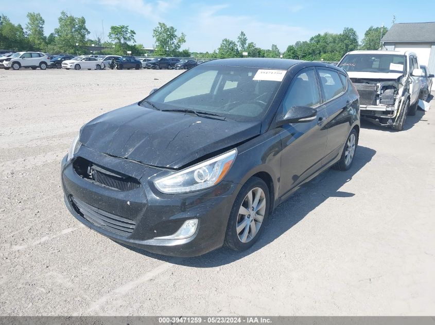 2014 Hyundai Accent Se VIN: KMHCU5AE0EU190564 Lot: 39471259