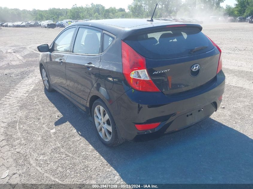 2014 Hyundai Accent Se VIN: KMHCU5AE0EU190564 Lot: 39471259