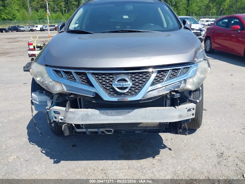 2011 Nissan Murano Sl VIN: JN8AZ1MW5BW158482 Lot: 39471271