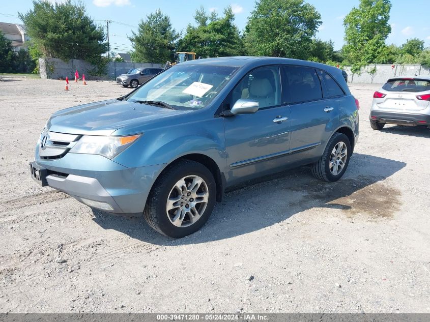 2008 Acura Mdx Technology Package VIN: 2HNYD28608H549758 Lot: 39471280