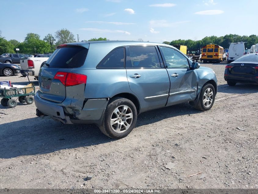 2008 Acura Mdx Technology Package VIN: 2HNYD28608H549758 Lot: 39471280