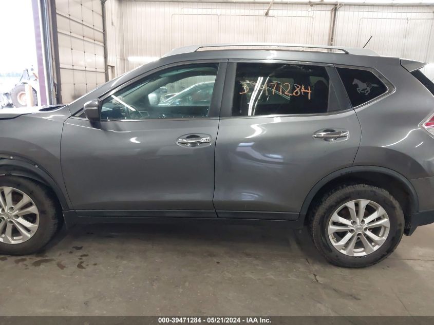2015 Nissan Rogue Sv VIN: 5N1AT2MVXFC923599 Lot: 39471284