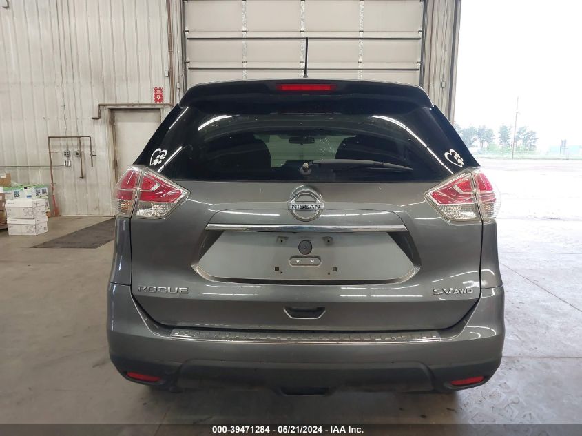 2015 Nissan Rogue Sv VIN: 5N1AT2MVXFC923599 Lot: 39471284