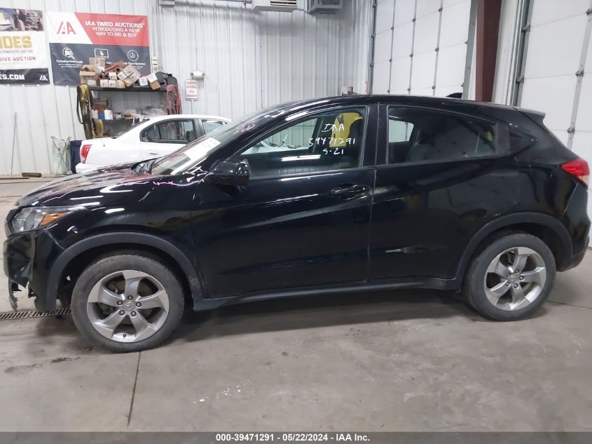 2018 Honda Hr-V Lx VIN: 3CZRU6H37JG700537 Lot: 39471291