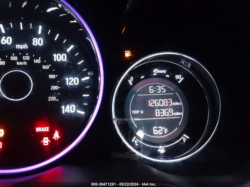 2018 Honda Hr-V Lx VIN: 3CZRU6H37JG700537 Lot: 39471291