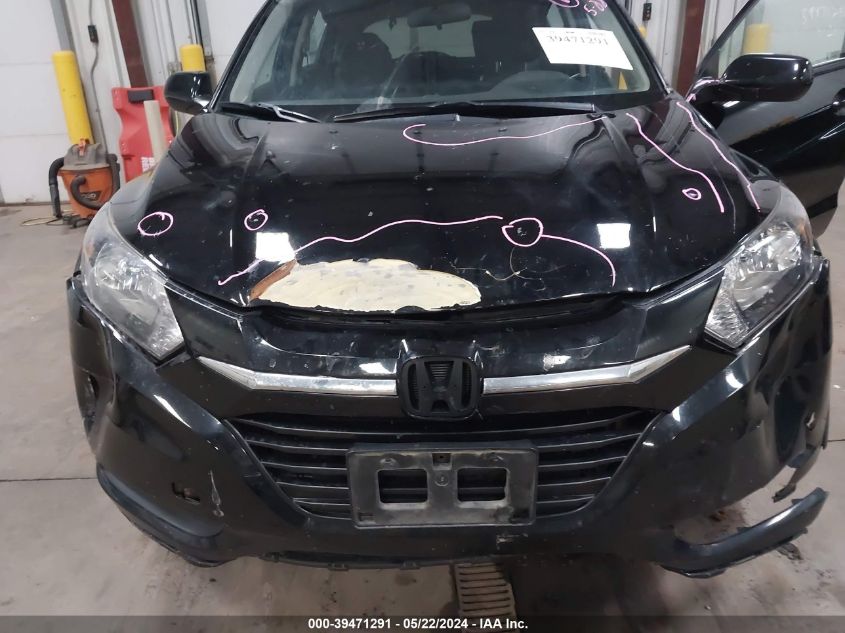 2018 Honda Hr-V Lx VIN: 3CZRU6H37JG700537 Lot: 39471291