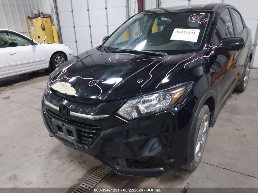 2018 Honda Hr-V Lx VIN: 3CZRU6H37JG700537 Lot: 39471291