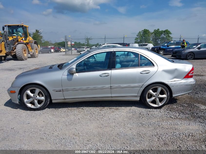 2004 Mercedes-Benz C 230 Kompressor Sport/Sport VIN: WDBRF40J14A624006 Lot: 39471302