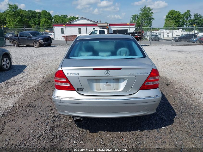 2004 Mercedes-Benz C 230 Kompressor Sport/Sport VIN: WDBRF40J14A624006 Lot: 39471302