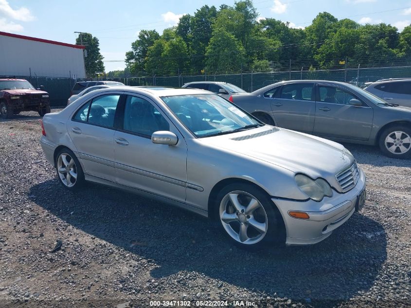 2004 Mercedes-Benz C 230 Kompressor Sport/Sport VIN: WDBRF40J14A624006 Lot: 39471302