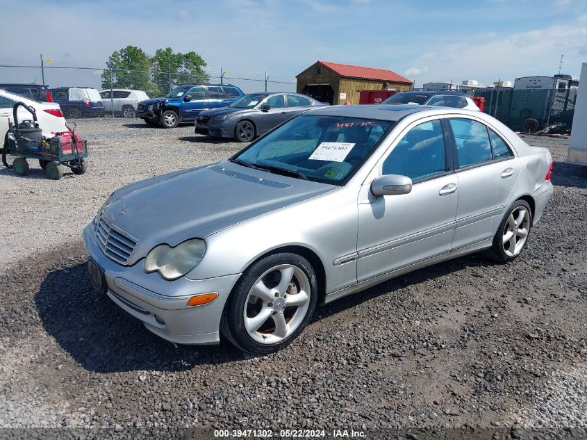 2004 Mercedes-Benz C 230 Kompressor Sport/Sport VIN: WDBRF40J14A624006 Lot: 39471302