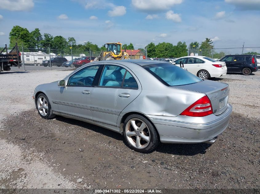 2004 Mercedes-Benz C 230 Kompressor Sport/Sport VIN: WDBRF40J14A624006 Lot: 39471302