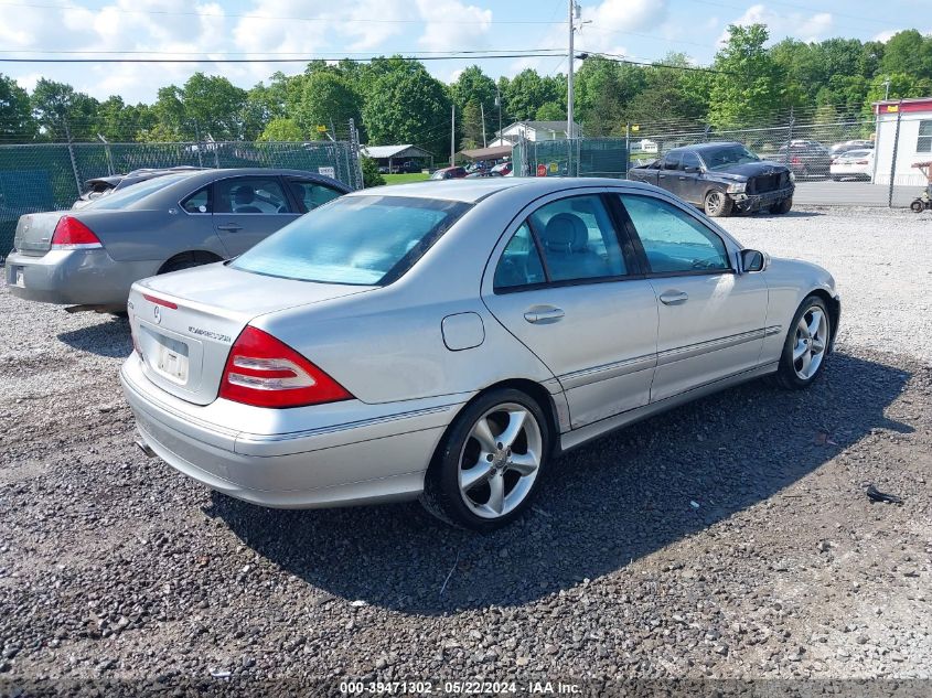 2004 Mercedes-Benz C 230 Kompressor Sport/Sport VIN: WDBRF40J14A624006 Lot: 39471302