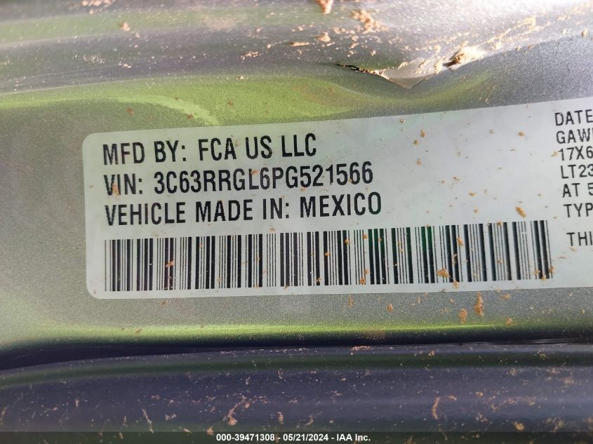 2023 Ram 3500 VIN: 3C63RRGL6PG521566 Lot: 39471308