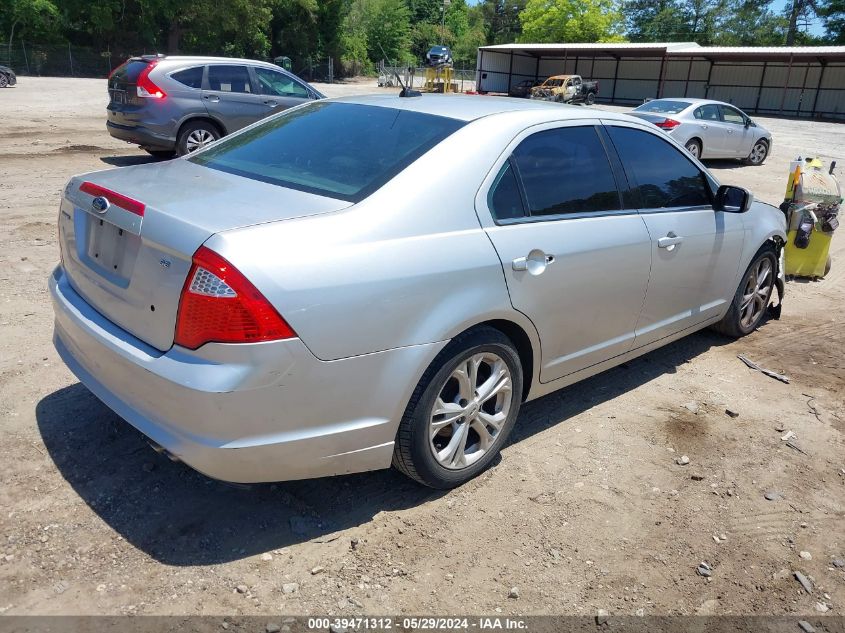 2012 Ford Fusion Se VIN: 3FAHP0HA7CR340185 Lot: 39471312