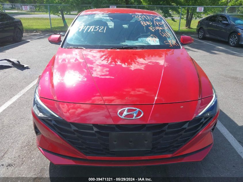 2022 Hyundai Elantra Sel VIN: 5NPLS4AG0NH084308 Lot: 39471321