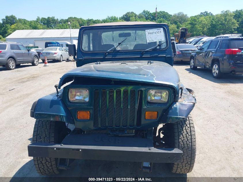 1995 Jeep Wrangler / Yj S/Rio Grande VIN: 1J4FY19P6SP262487 Lot: 39471323