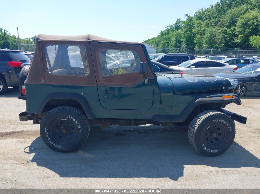 1995 Jeep Wrangler / Yj S/Rio Grande VIN: 1J4FY19P6SP262487 Lot: 39471323