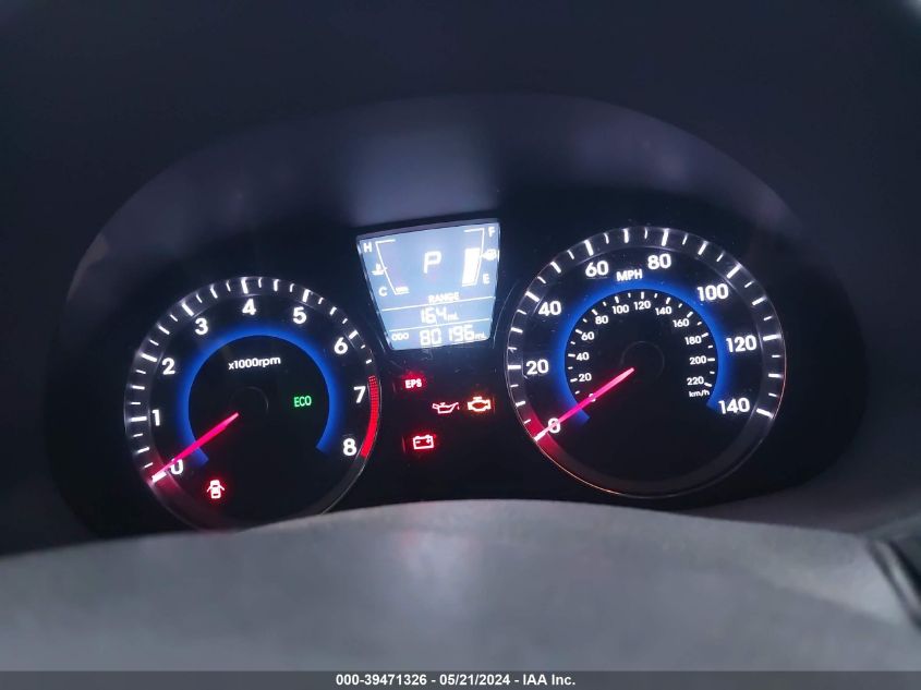 2013 Hyundai Accent Se VIN: KMHCU5AE5DU102638 Lot: 39471326