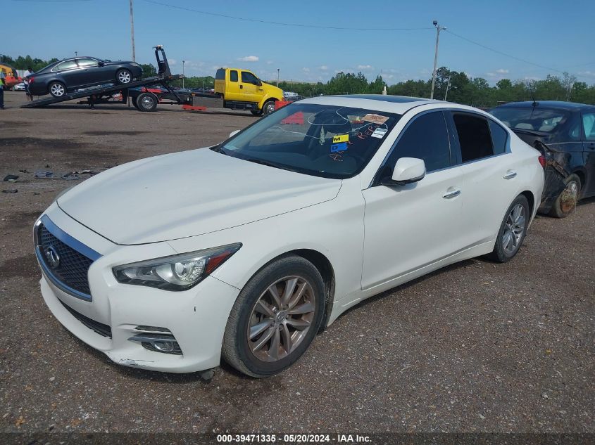 2016 Infiniti Q50 2.0T Premium VIN: JN1CV7AP6GM202754 Lot: 39471335