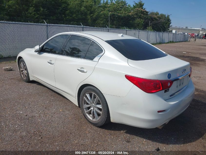 2016 Infiniti Q50 2.0T Premium VIN: JN1CV7AP6GM202754 Lot: 39471335