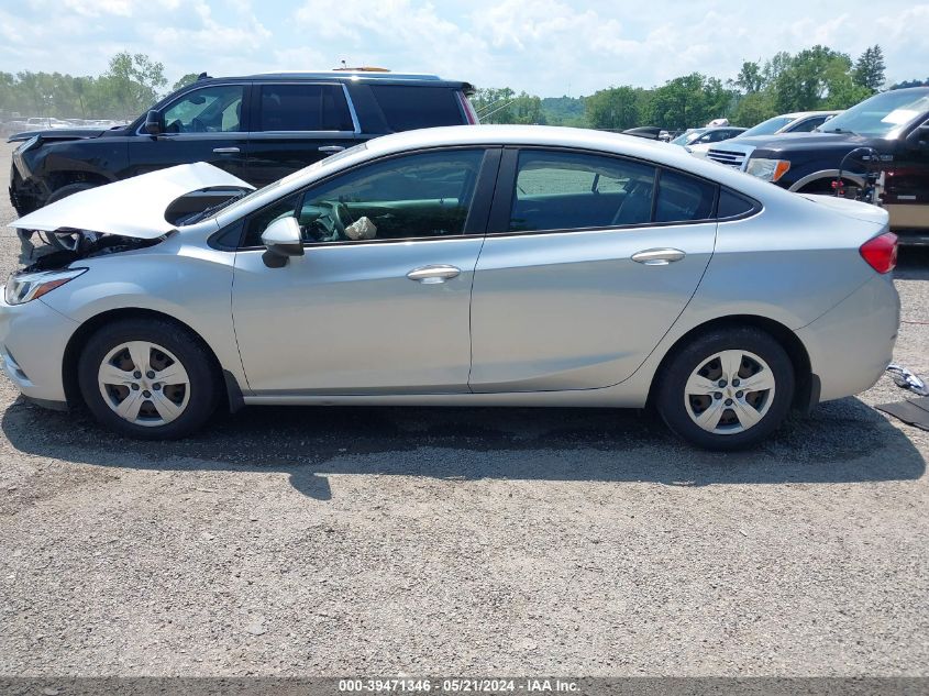2018 Chevrolet Cruze Ls Auto VIN: 1G1BC5SM6J7244041 Lot: 39471346