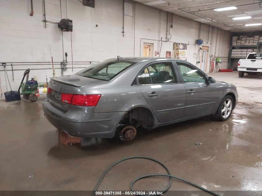 2009 Hyundai Sonata Se V6 VIN: 5NPEU46F89H476851 Lot: 39471355