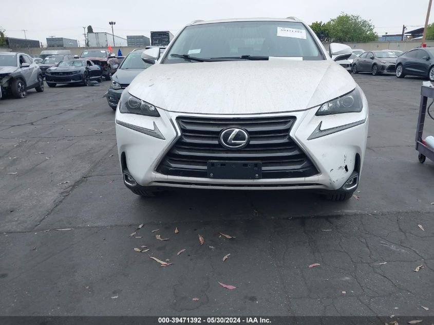 2016 Lexus Nx 200T VIN: JTJBARBZ5G2093910 Lot: 39471392