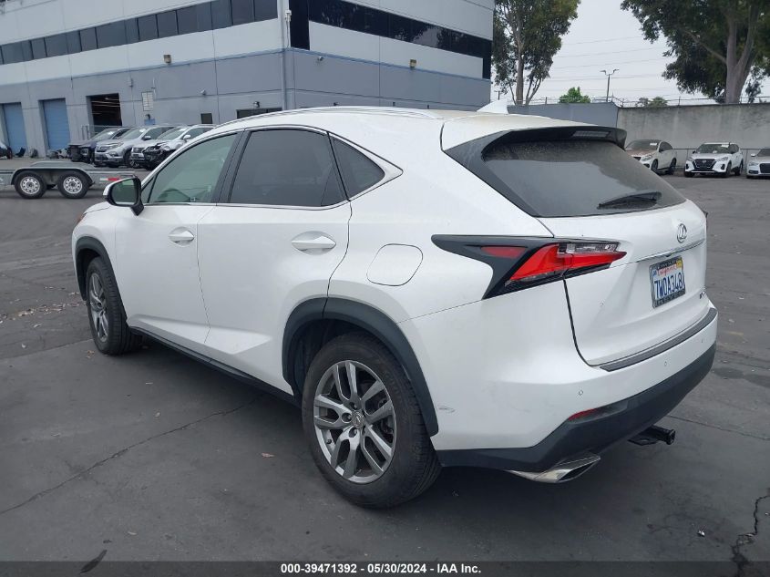 2016 Lexus Nx 200T VIN: JTJBARBZ5G2093910 Lot: 39471392