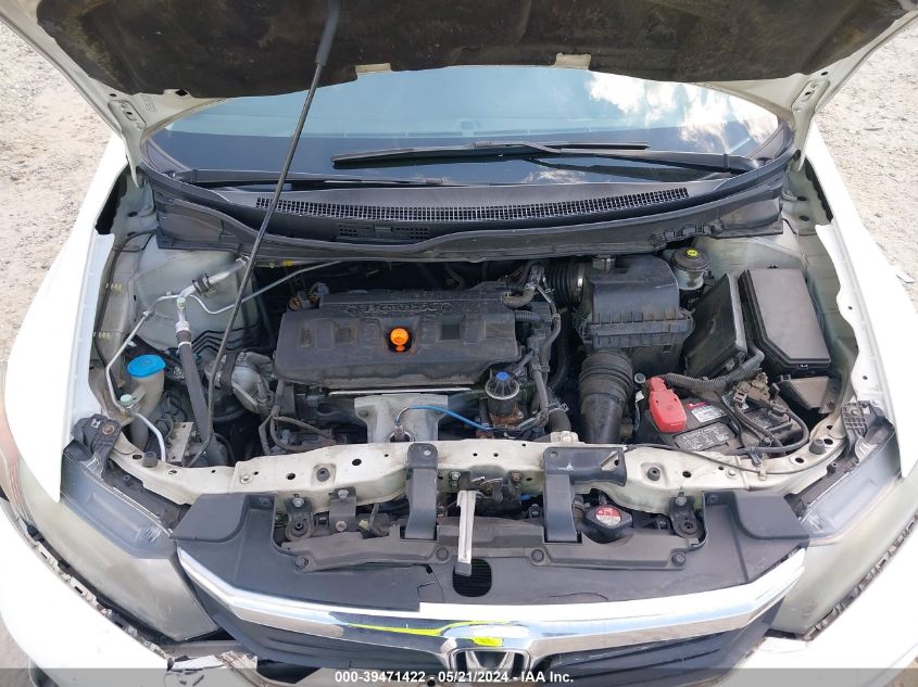 2012 Honda Civic Ex VIN: 2HGFB2F85CH500413 Lot: 39471422