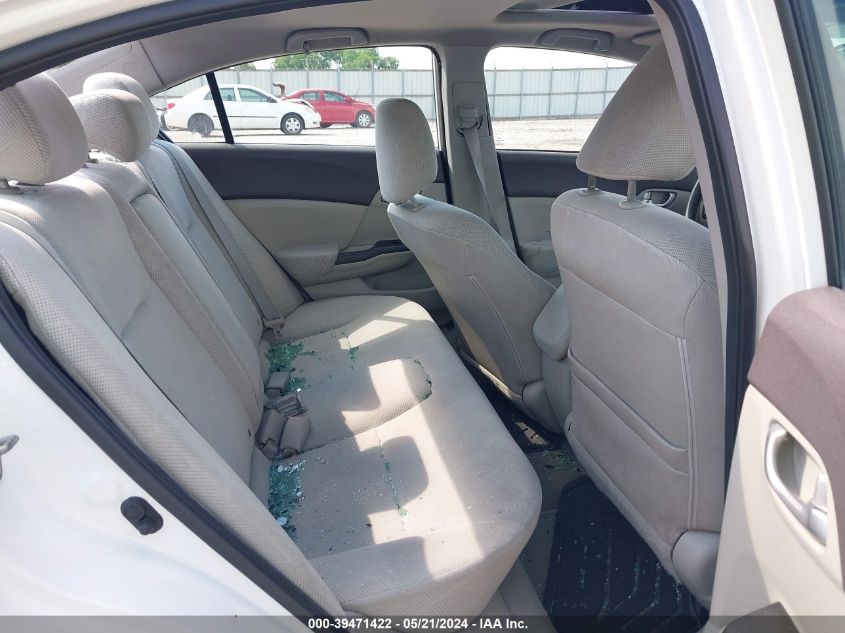 2012 Honda Civic Ex VIN: 2HGFB2F85CH500413 Lot: 39471422