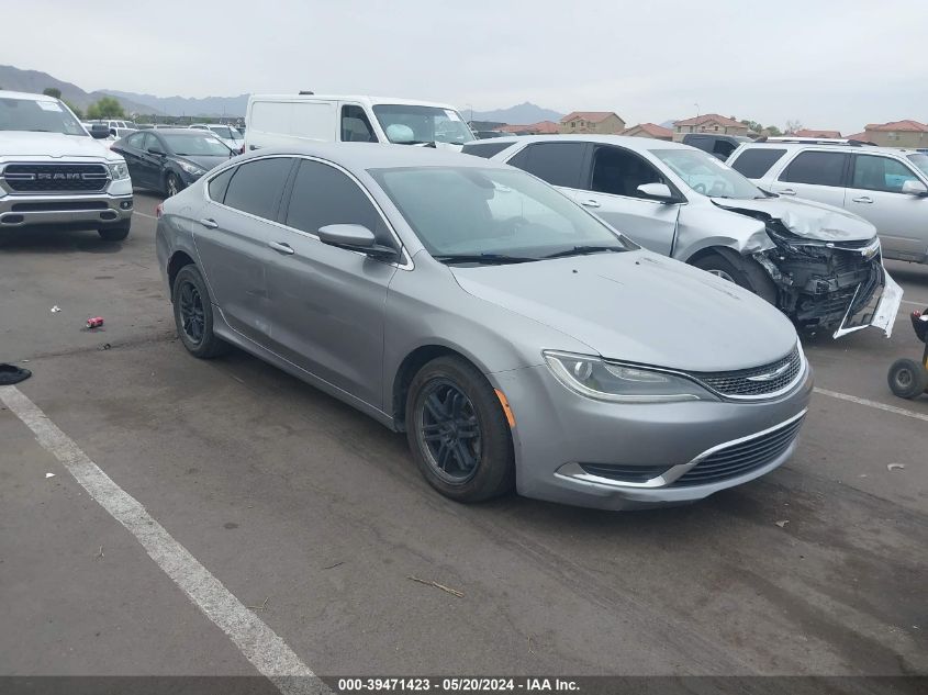 2015 Chrysler 200 Limited VIN: 1C3CCCABXFN700873 Lot: 39471423