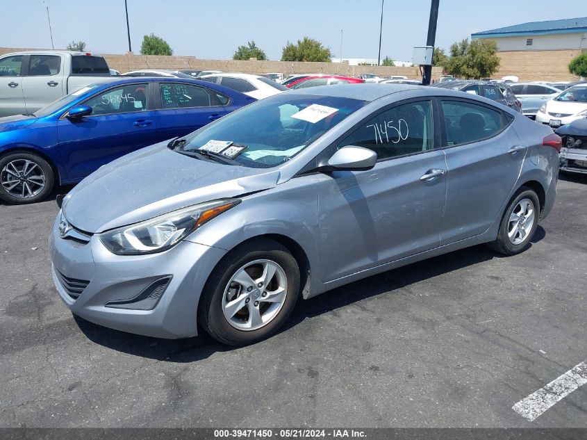 2015 Hyundai Elantra Se VIN: 5NPDH4AE2FH602535 Lot: 39471450