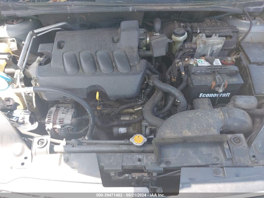 2010 Nissan Sentra 2.0S VIN: 3N1AB6AP8AL603640 Lot: 39471462