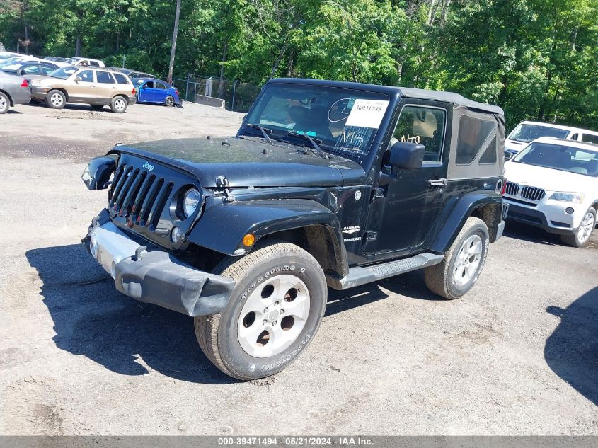 2015 Jeep Wrangler Sahara VIN: 1C4AJWBG1FL639767 Lot: 39471494